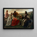 Cristo e donne - Alexander Demetrius Goltz — quadro incorniciato alla parete