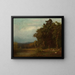 Bétail paissant en fin d'après-midi - Alexander Helwig Wyant — quadro incorniciato alla parete