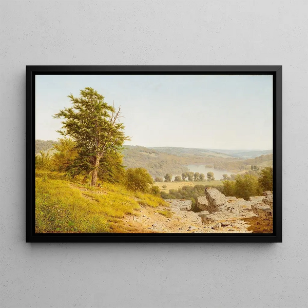 Paesaggio - Alexander Helwig Wyant — quadro incorniciato alla parete
