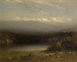 Lago di montagna - Alexander Helwig Wyant — vista dell’opera