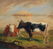 Vaches dans le pâturage - Alexander Johann Dallinger von Dalling — vista dell’opera