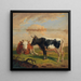 Vaches dans le pâturage - Alexander Johann Dallinger von Dalling — quadro incorniciato alla parete