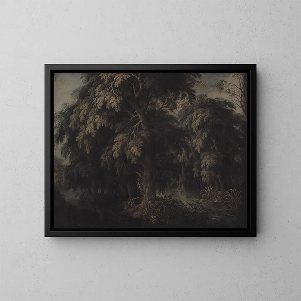 Paesaggio boscoso - Alexander Keirincx — quadro incorniciato alla parete