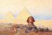 Il Sphinx davanti alle piramidi di Giza - Alexander Kircher — vista dell’opera