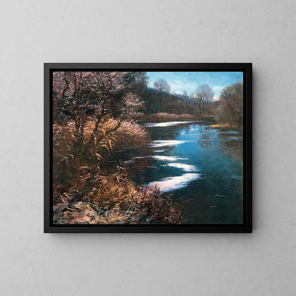 Lac Altwasser vicino a Brixen - Alexander Koester — quadro incorniciato alla parete