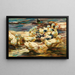 Anatre che escono dall'acqua - Alexander Koester — quadro incorniciato alla parete