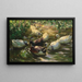 Anatre su uno stagno - Alexander Koester — quadro incorniciato alla parete