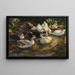 Anatre nello stagno, Anatre al ruscello - Alexander Koester — quadro incorniciato alla parete