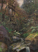Im Mühlengrund di Alexander Koester — mulino, ruscello, rocce e un gruppo di anatre