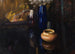 Nature morte con vaso su tavolo in mogano - Alexander Koester — vista dell’opera