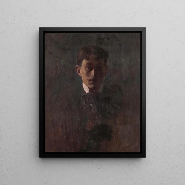 Autoritratto - Alexander Kubnyi — quadro incorniciato alla parete