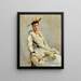 Ritratto di Mademoiselle B. - Alexander Mann — quadro incorniciato alla parete
