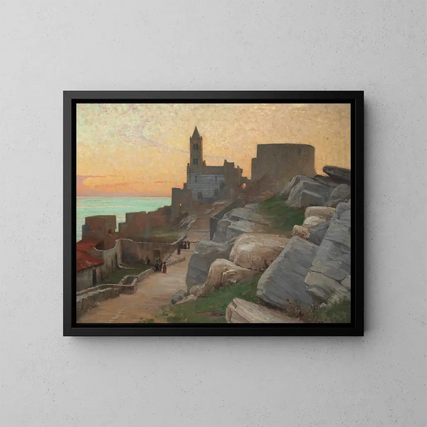 Saint Pierre de Portovenere, Toscana - Alexander Mann — quadro incorniciato alla parete