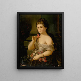 Alexander Nyulassy - Young Woman With A Bouquet.webp