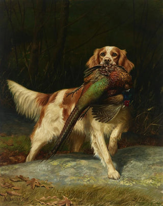 Alexander Pope - Springer Spaniel with Pheasant.webp