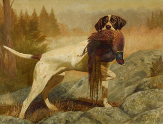 Alexander Pope Jr - Pointer with Pheasant.webp