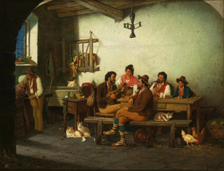 Alexander Rizzoni - A Party in a Roman Tavern.webp