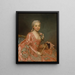 Baroness de Neubourg Cromire - Alexander Roslin — quadro incorniciato alla parete