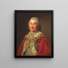 Carl Fredrik Scheffer 1715-1786 Conte e consigliere di stato - Alexander Roslin — quadro incorniciato alla parete