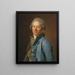 Christopher Bogislaus Zibet - Alexander Roslin — quadro incorniciato alla parete