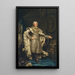 Gustave III 1746-1792, re di Svezia - Alexander Roslin — quadro incorniciato alla parete