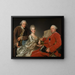 John Jennings, Esq., figlio e cognata - Alexander Roslin — quadro incorniciato alla parete