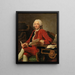 Ritratto di Louis de Conzié - Alexander Roslin — quadro incorniciato alla parete