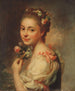 Ritratto della moglie dell'artista Marie Suzanne nata Giroust - Alexander Roslin — vista dell’opera