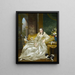 La contessa d'Egmont Pignatelli in costume spagnolo - Alexander Roslin — quadro incorniciato alla parete