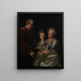 Alexander Roslin - The Widow A J Grill with Son and Daughter.webp