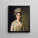 Zoie Ghika Principessa moldava - Alexander Roslin — quadro incorniciato alla parete