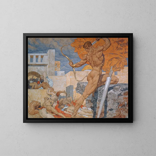 Alexander Rothaug - Apollo sending out the plague arrows.webp