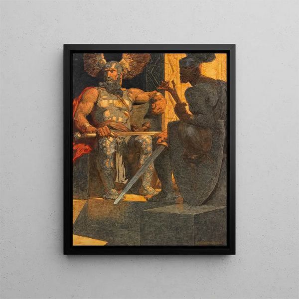 C'è questo cattivo Hagen - Alexander Rothaug — quadro incorniciato alla parete