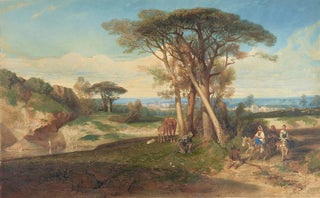 AlexandreGabriel Decamps - A study for Paysage.webp