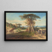 Un'analisi per Paesaggio - Alexandre-Gabriel Decamps — quadro incorniciato alla parete