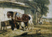 Cavalli da tiro - Alexandre-Gabriel Decamps — vista dell’opera