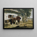 Cavalli da tiro - Alexandre-Gabriel Decamps — quadro incorniciato alla parete