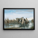 Traversée di un fiume - Alexandre-Gabriel Decamps — quadro incorniciato alla parete