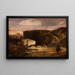 Paesaggio con il buon Samaritano - Alexandre-Gabriel Decamps — quadro incorniciato alla parete