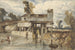 Paesaggio con mulino ad acqua - Alexandre-Gabriel Decamps — vista dell’opera