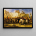 Il Castigo delle graffette - Alexandre-Gabriel Decamps — quadro incorniciato alla parete