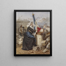 Aiuto alle Sorelle della Carità ferite - Alexandre-Marie Guillemin — quadro incorniciato alla parete
