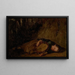 Giovane ragazza gitana - Alexandre Antigna — quadro incorniciato alla parete