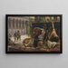 Cleopatra che testa veleni su prigionieri condannati - Alexandre Cabanel — quadro incorniciato alla parete