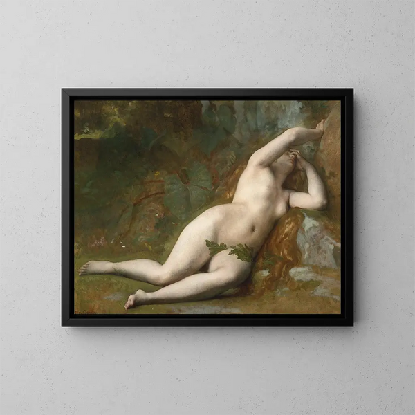Eva dopo la caduta - Alexandre Cabanel — quadro incorniciato alla parete
