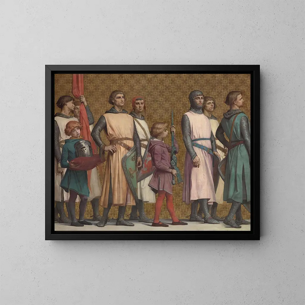 La vita di San Luigi - Alexandre Cabanel — quadro incorniciato alla parete