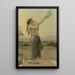 Il messaggero dell'amore - Alexandre Cabanel — quadro incorniciato alla parete