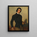 Ritratto di un giovane artista - Alexandre Cabanel — quadro incorniciato alla parete