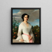 Ritratto di Mademoiselle Louise Mars - Alexandre Cabanel — quadro incorniciato alla parete