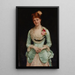 Ritratto di Mlle Matthews - Alexandre Cabanel — quadro incorniciato alla parete